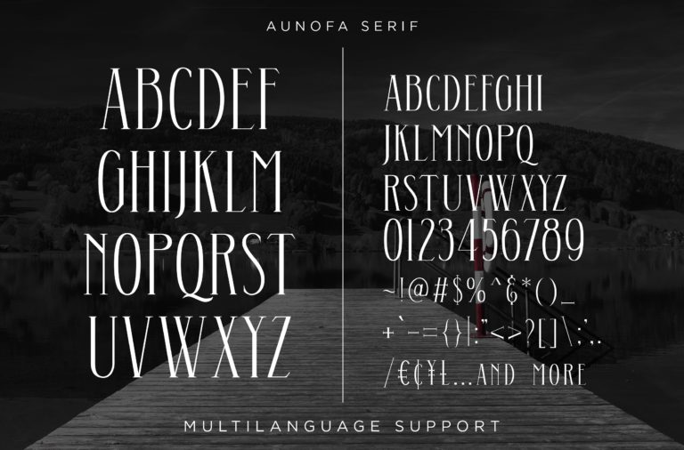 Aunofa Serif DEMO
