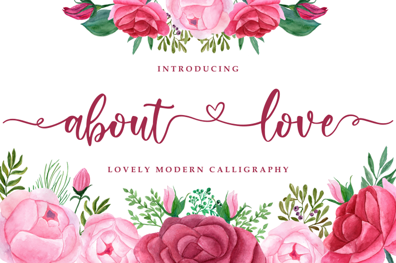 About calligraphy Love
