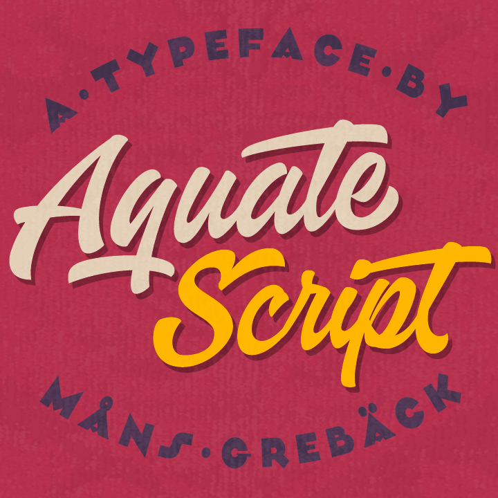 Aquate Script PERSONAL USE ONLY