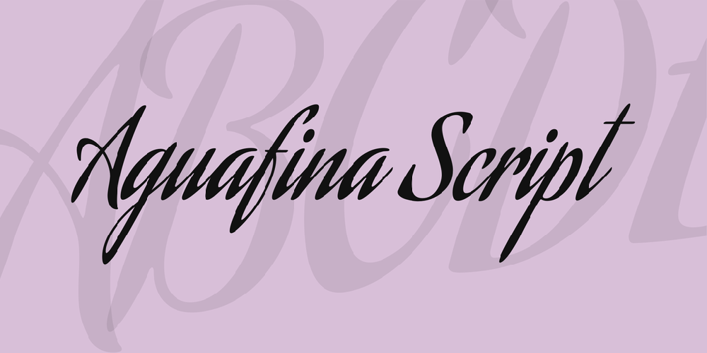 Aguafina Script