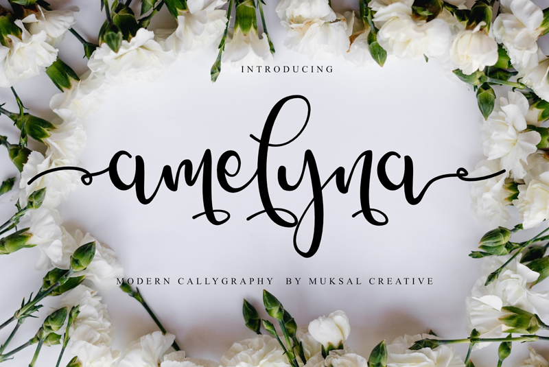 Amelyna calligraphy