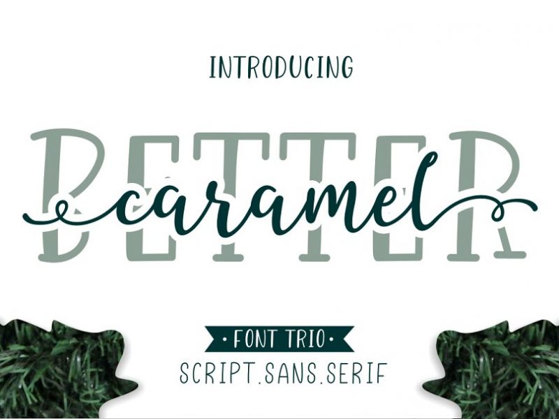 Download Better Caramel Sans Bold font | fontsme.com