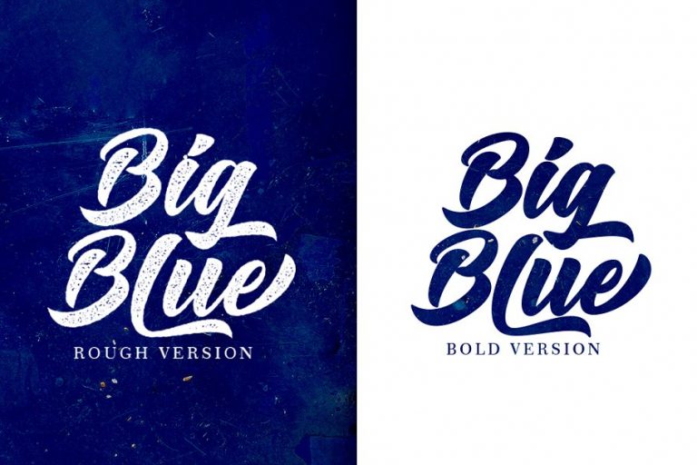 Big Blue Bold