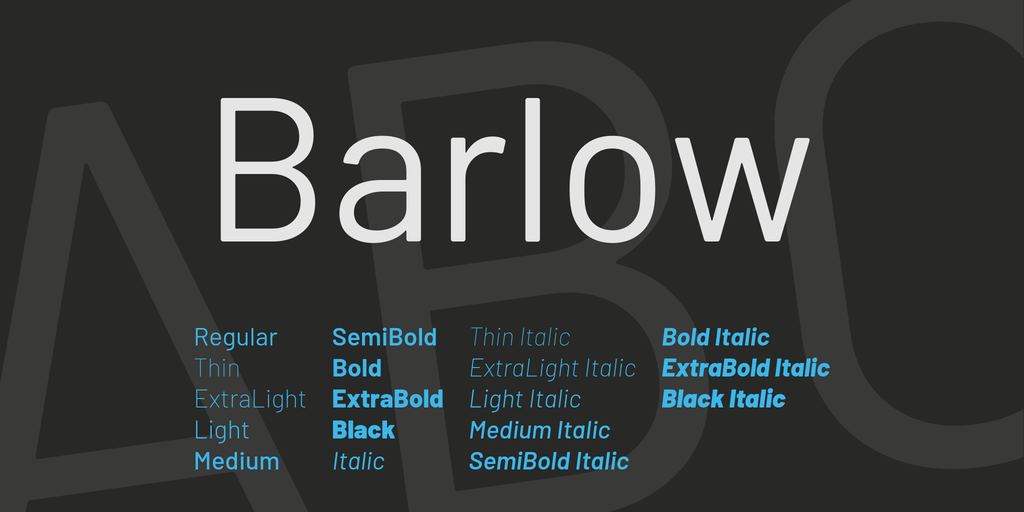 barlow condensed font free download for adobe photoshop