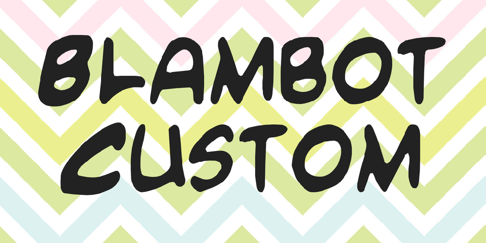 blambot custom font copy