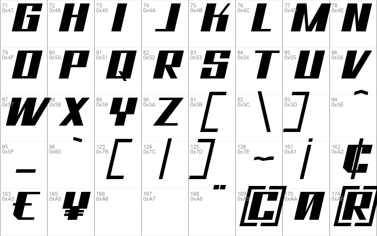 Bhejeuct Gash Typeface