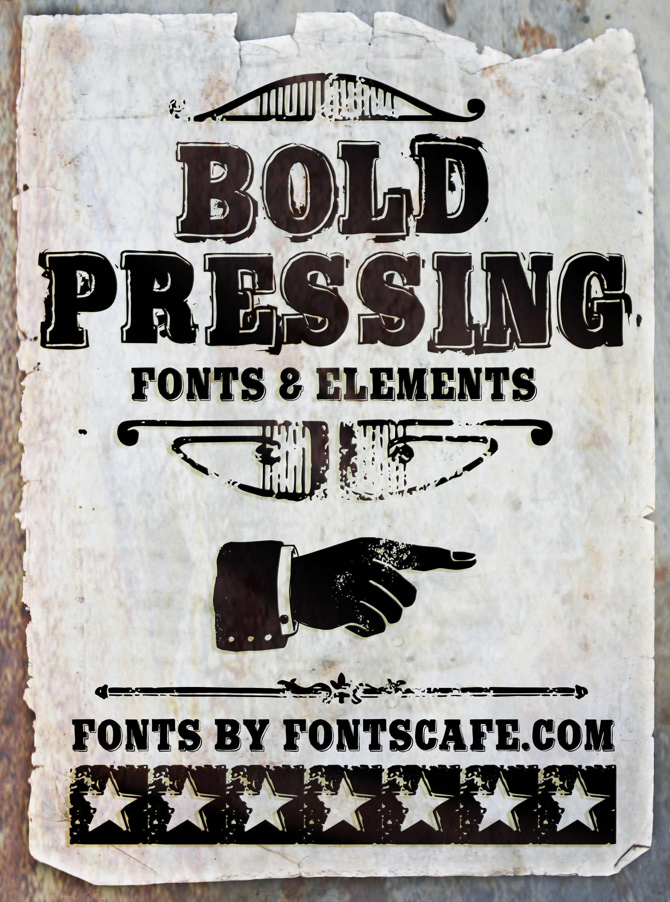 Bold Pressing H3 demo Font