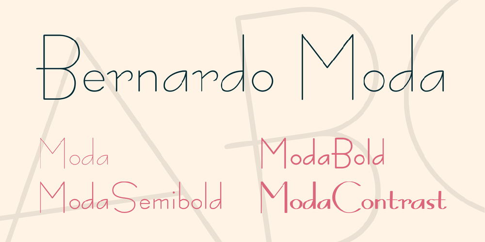 Download Bernardo Moda font fontsme.com