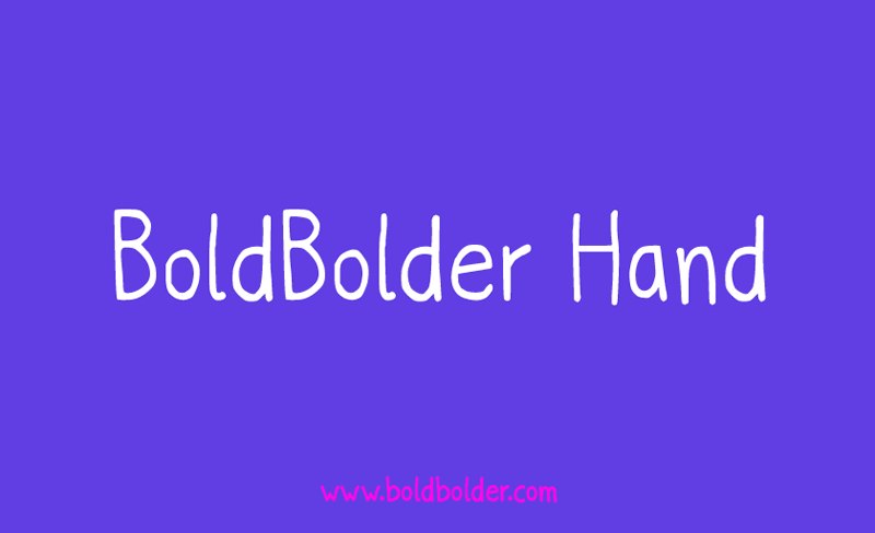 Boldbolder Hand