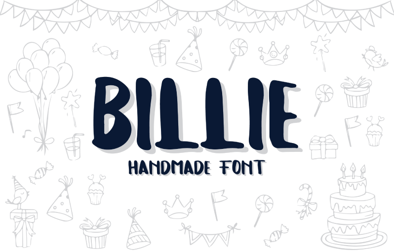 Download Billie font | fontsme.com