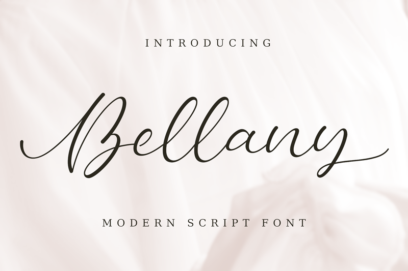 Bellany calligraphy