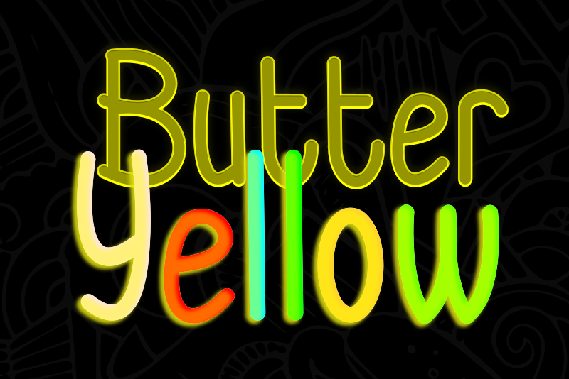 Butter Yellow Personal Use