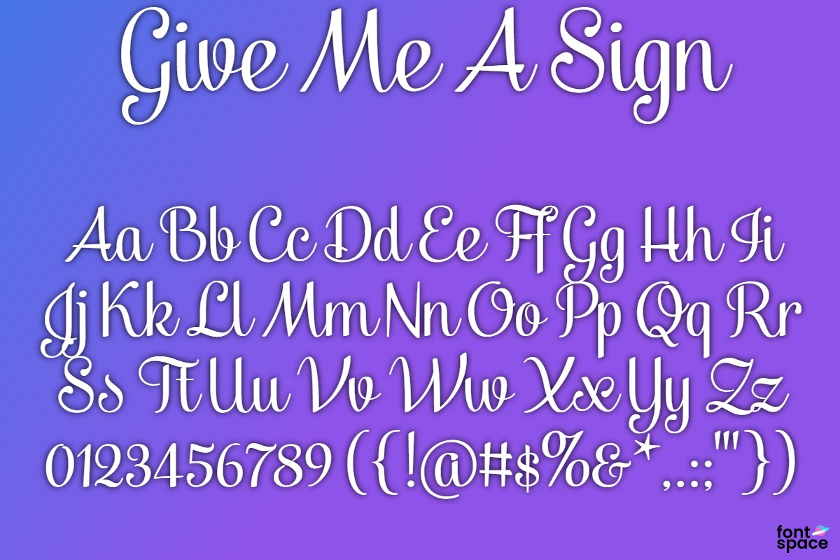 BB Give Me A Sign