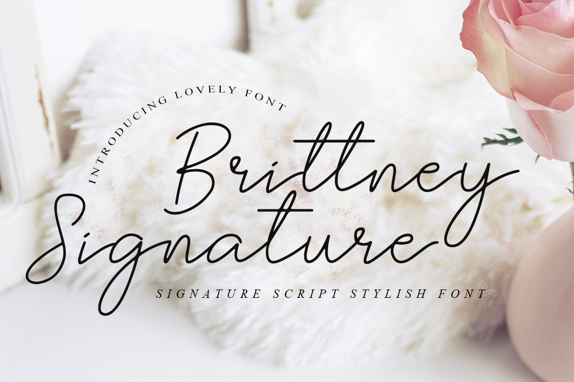 Brittney Signature calligraphy