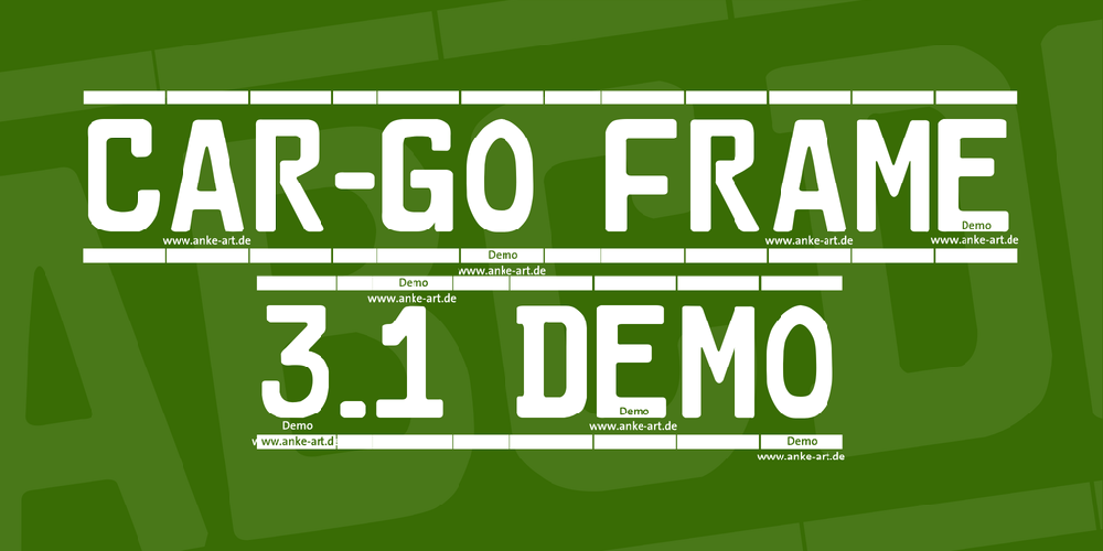 Car-Go Frame 3.1 Demo