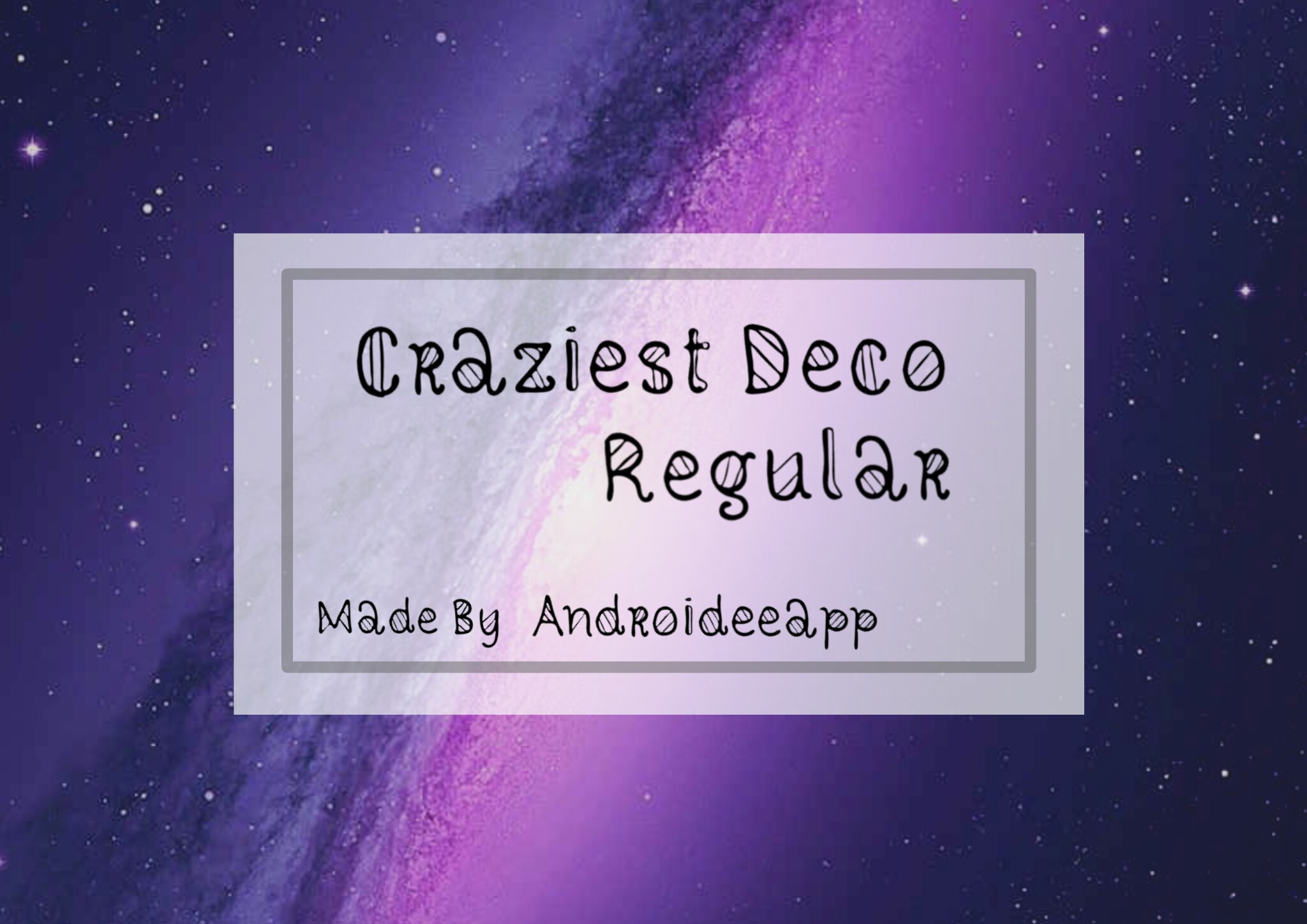 Craziest Deco Regular