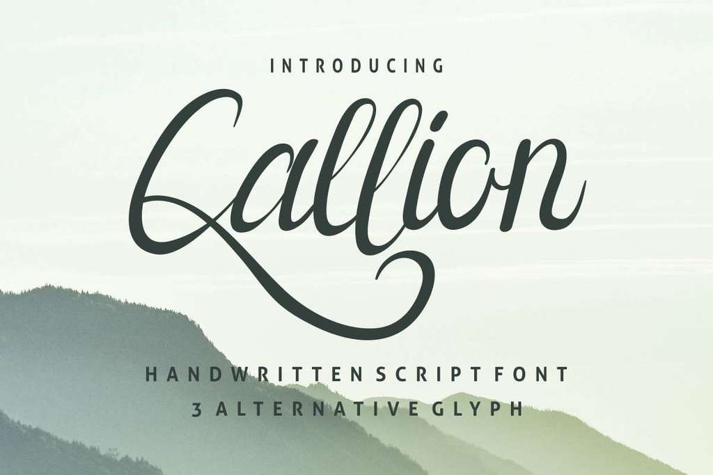 Callion calligraphy Demo