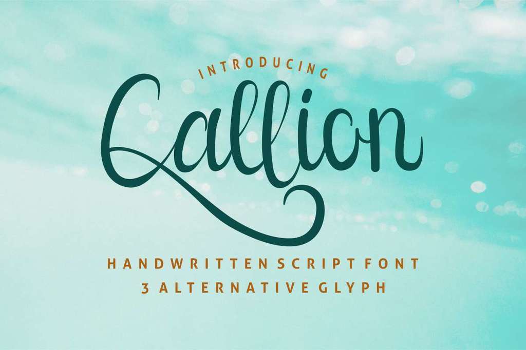 Callion calligraphy Demo