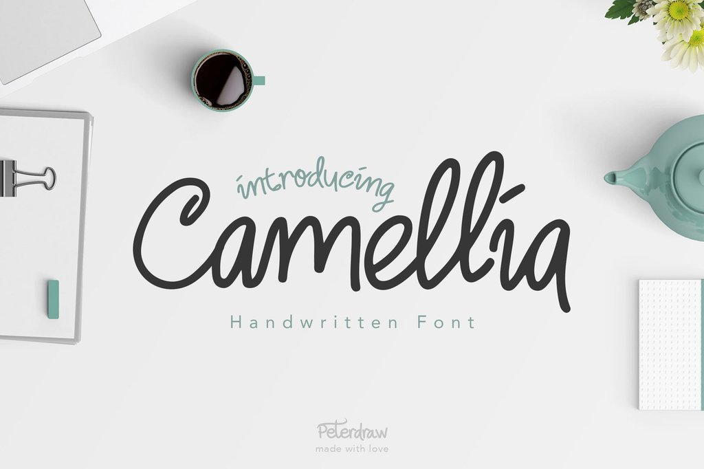 Camellia handwritten