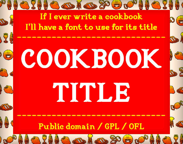 Cookbook Title