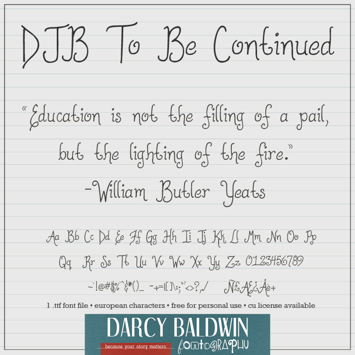 DJB To Be Continued