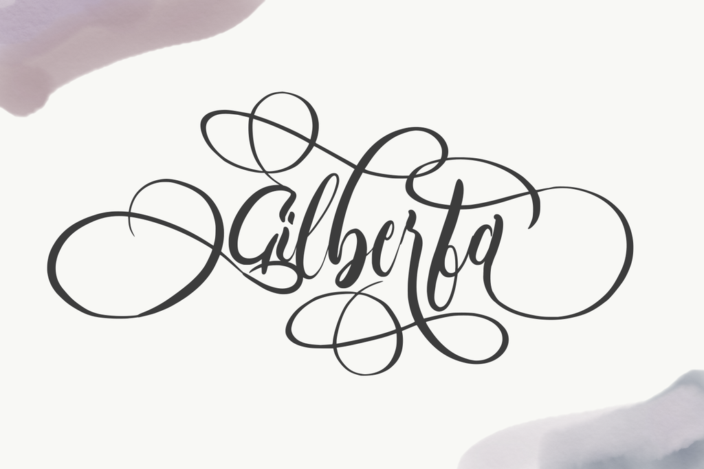 Gilberta calligraphy