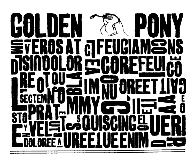 Golden 0 Pony
