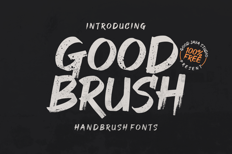 Download GOOD BRUSH font  fontsme com