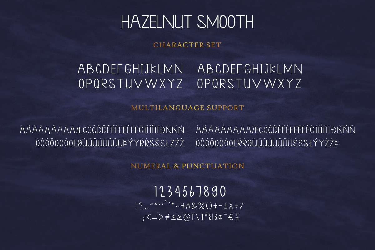 Hazelnut Smooth Demo Sans
