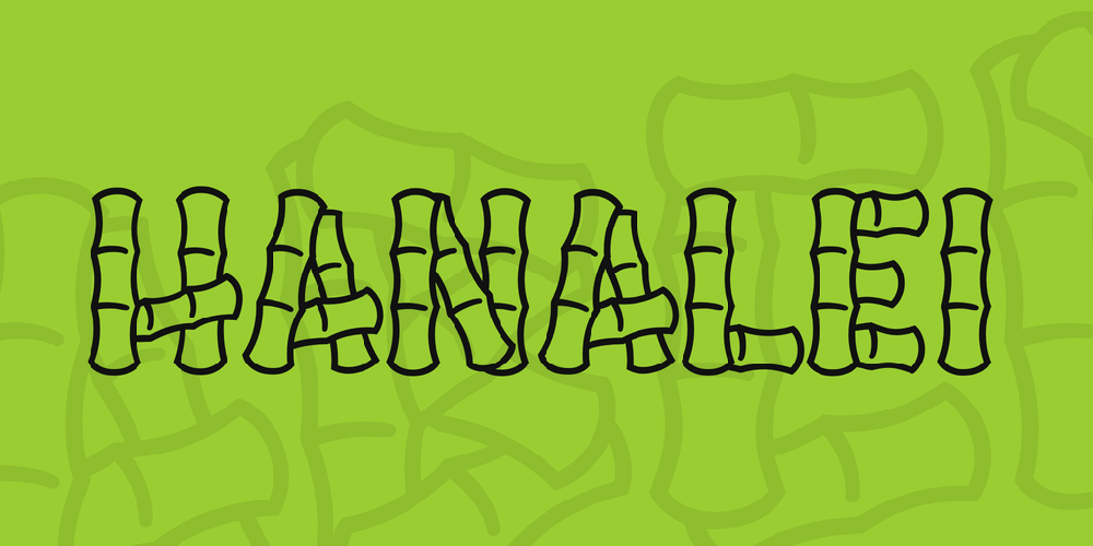 Download Hanalei font | fontsme.com