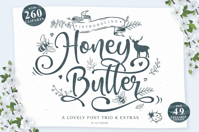 Honey Butter Script Clean