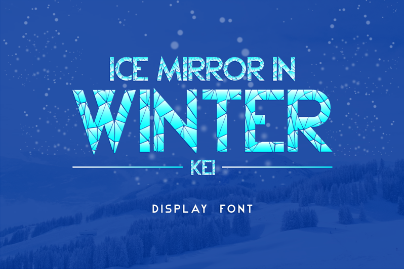 Ice Mirror in Winter Kei grunge trash