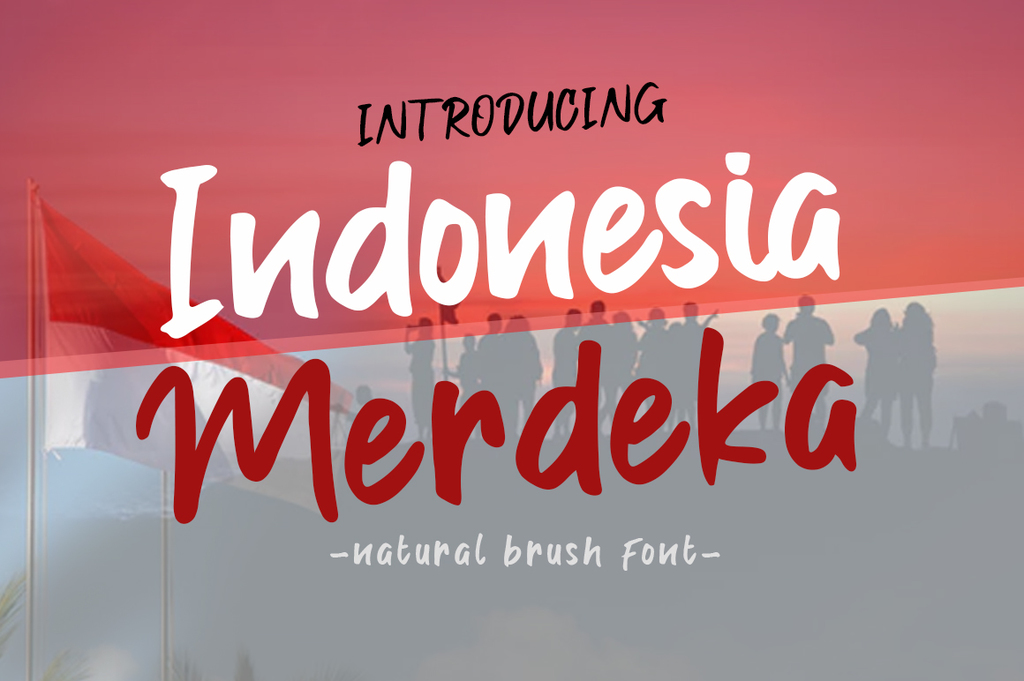 Indonesia Merdeka script