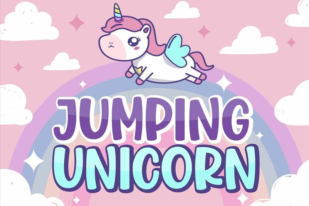 Jumping Unicorn