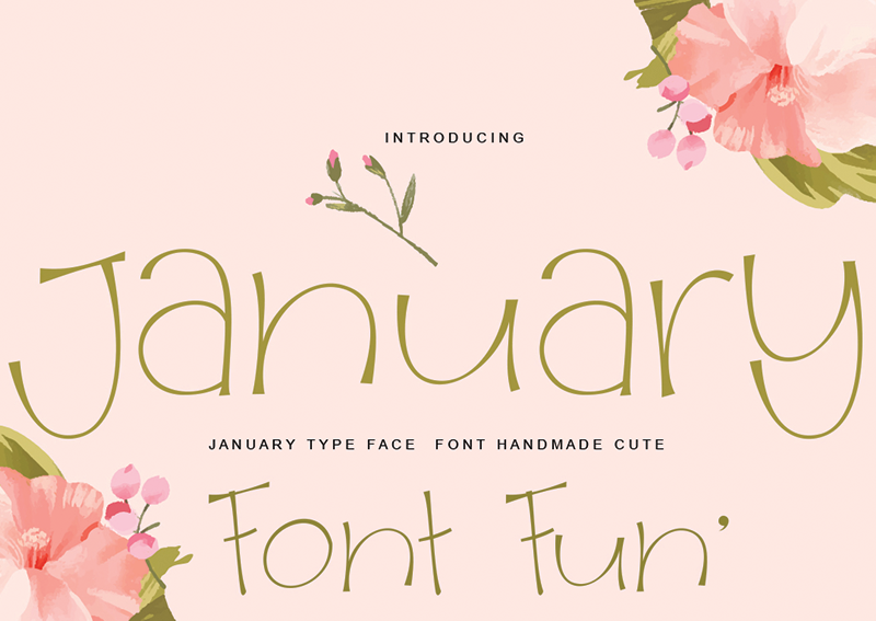 Download january font