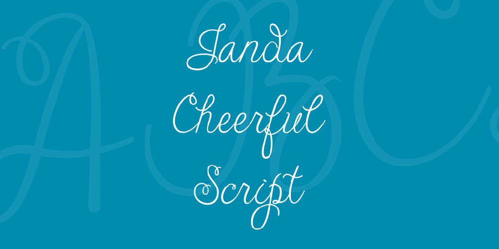 Janda Cheerful Script