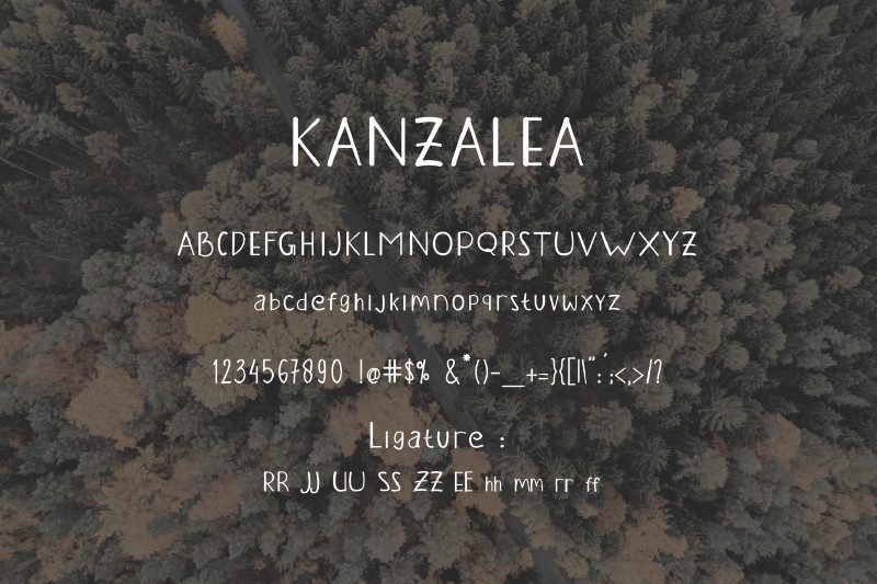 KANZALEA sans serif