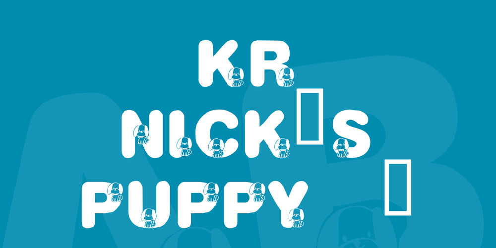 KR Nick's Puppy 1