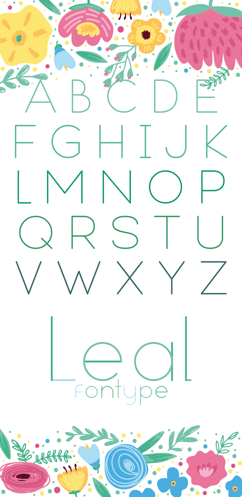Leal Thin Italic Font
