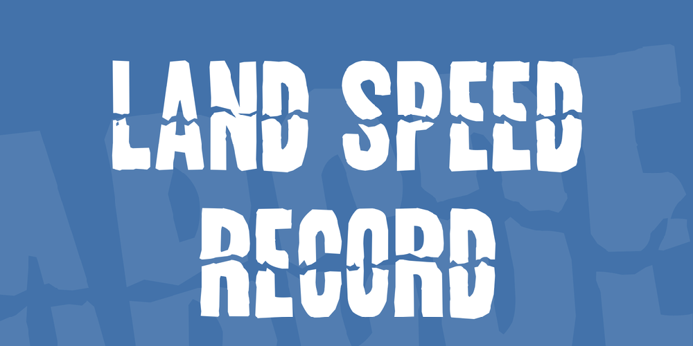 Land Speed Record