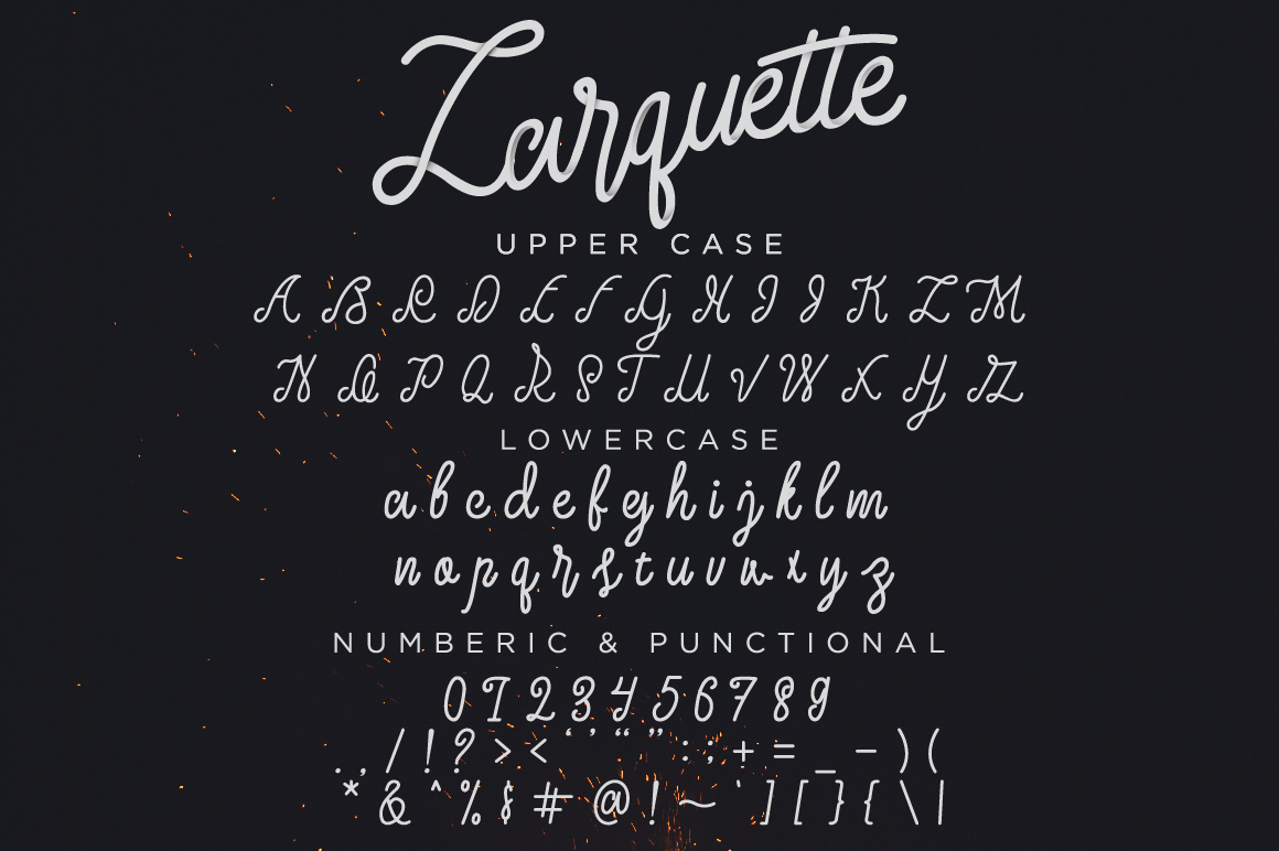 Larquette Typeface