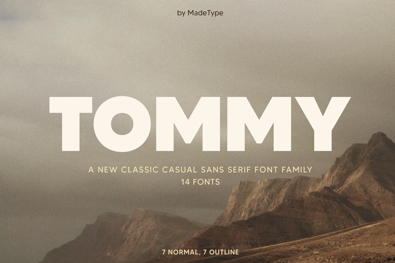 MADE TOMMY serif