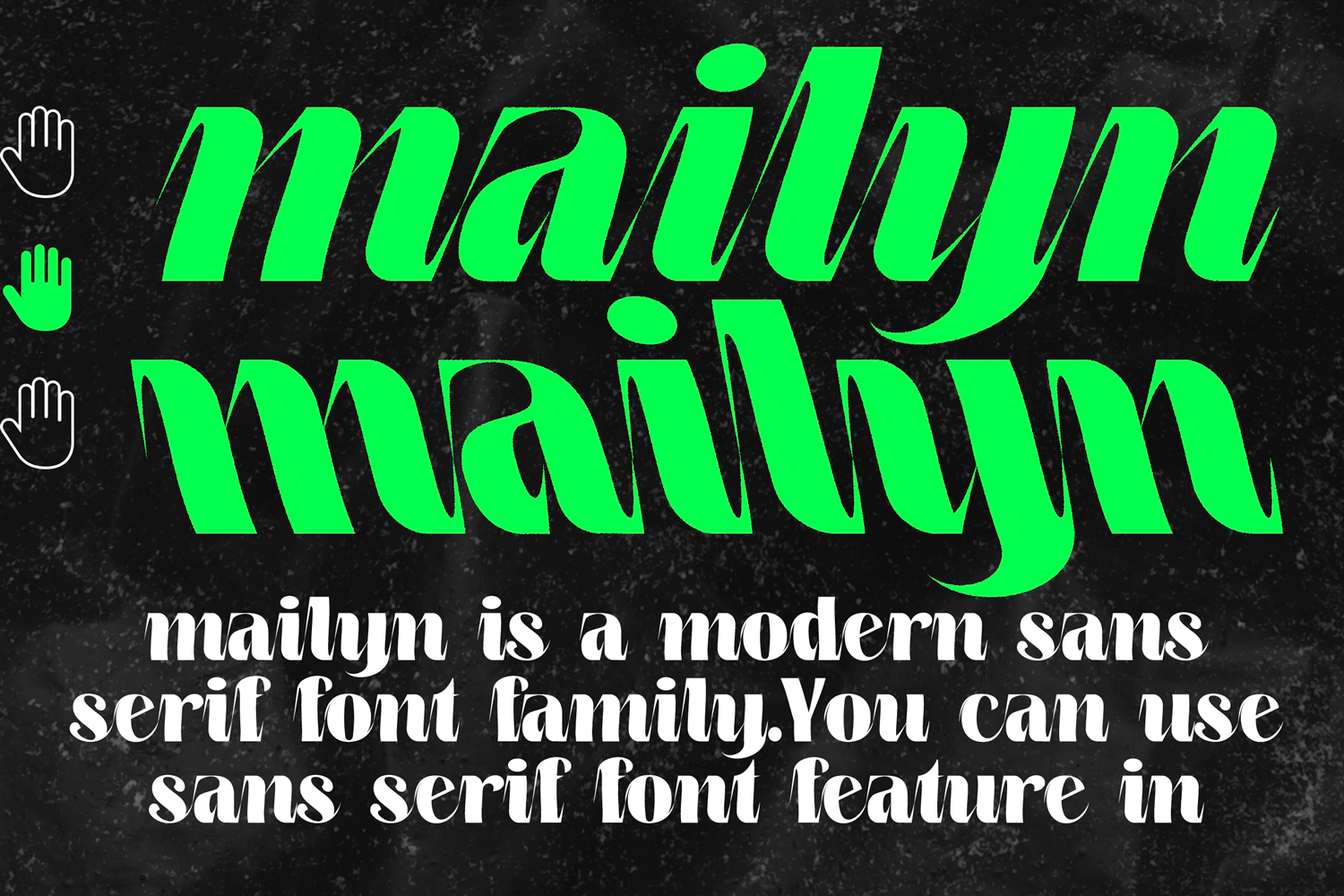 mailyn font