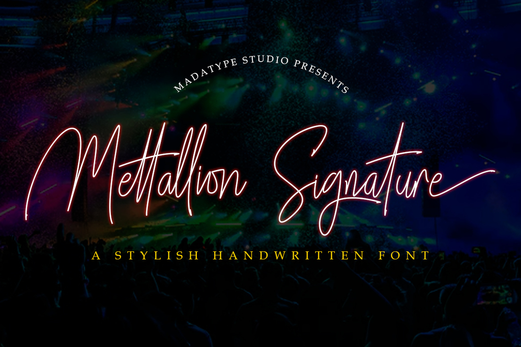 Mettallion Signature calligraphy