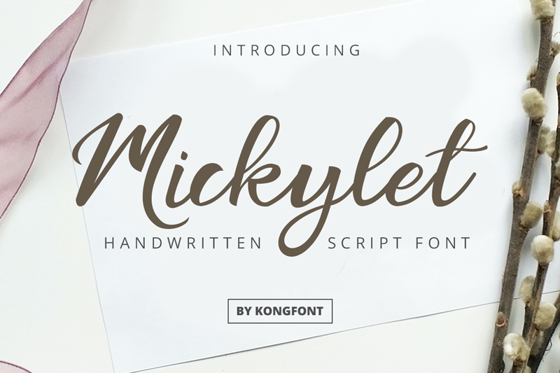 Mickylet Italic