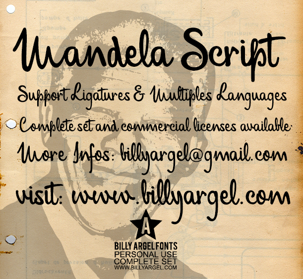 Mandela Script Personal Use