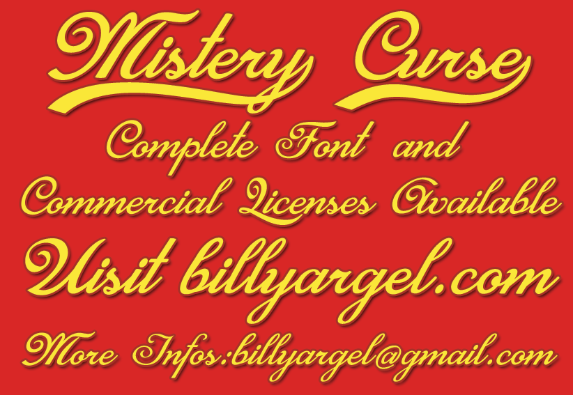 Download Mistery Curse Personal Use font | fontsme.com