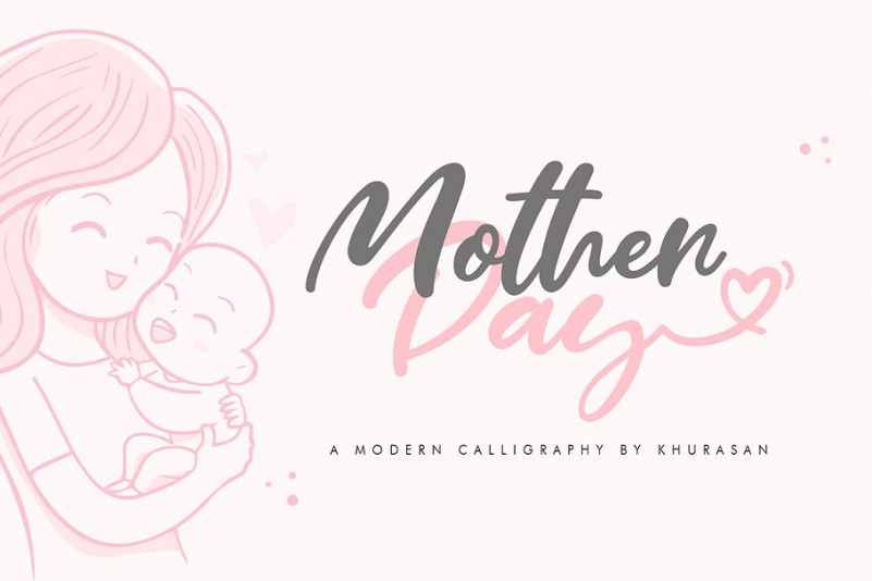 Mother Day calligraphy