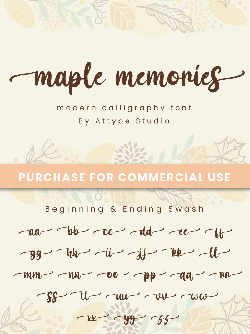 Maple Memories - Personal Use