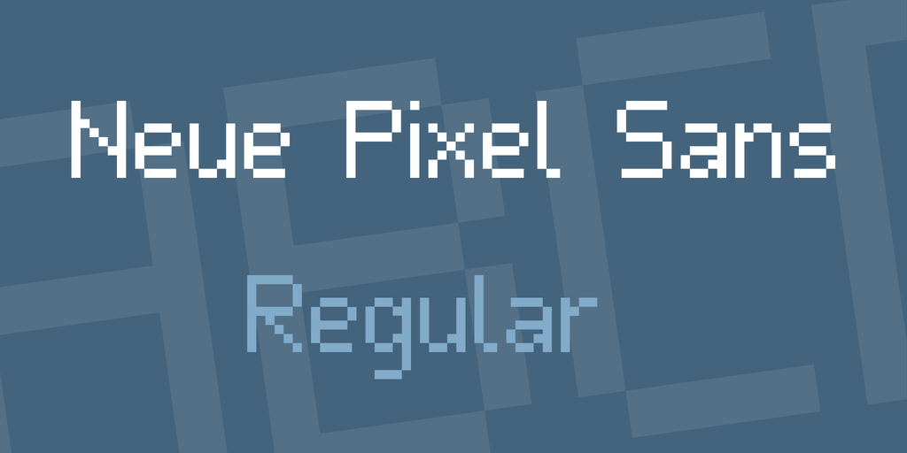 Neue Pixel Sans